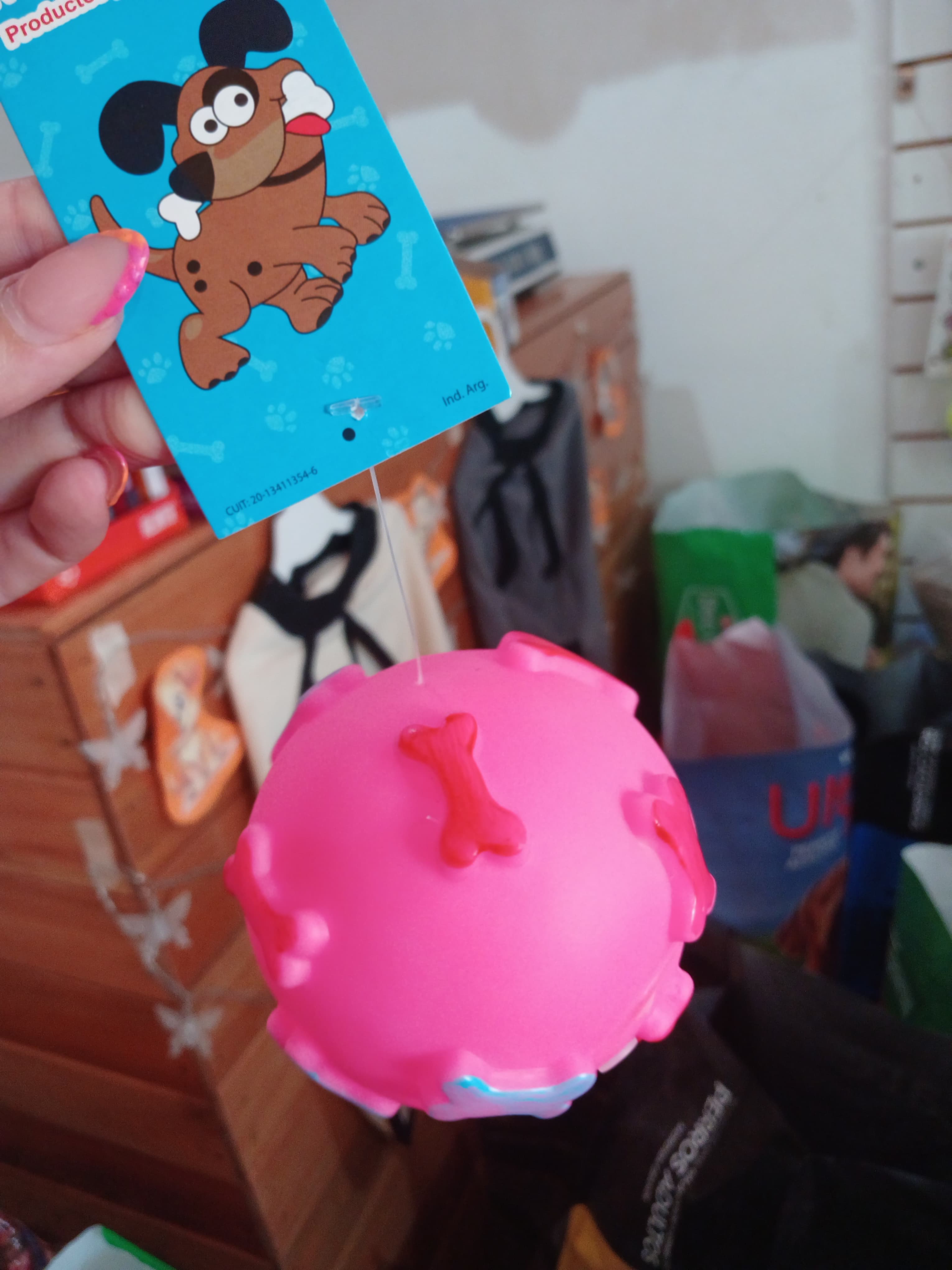 Pelota de goma dura